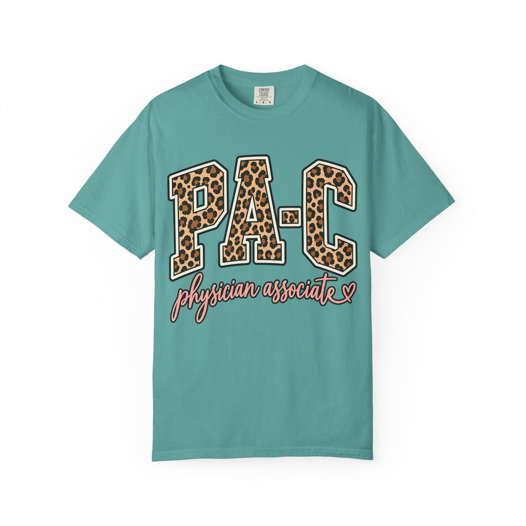 PA-C Leopard Shirt in Seafoam