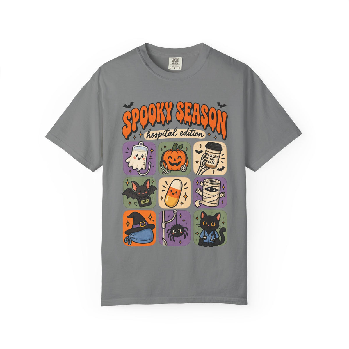 Spooky Season Hospital Edition Shirt in Grey