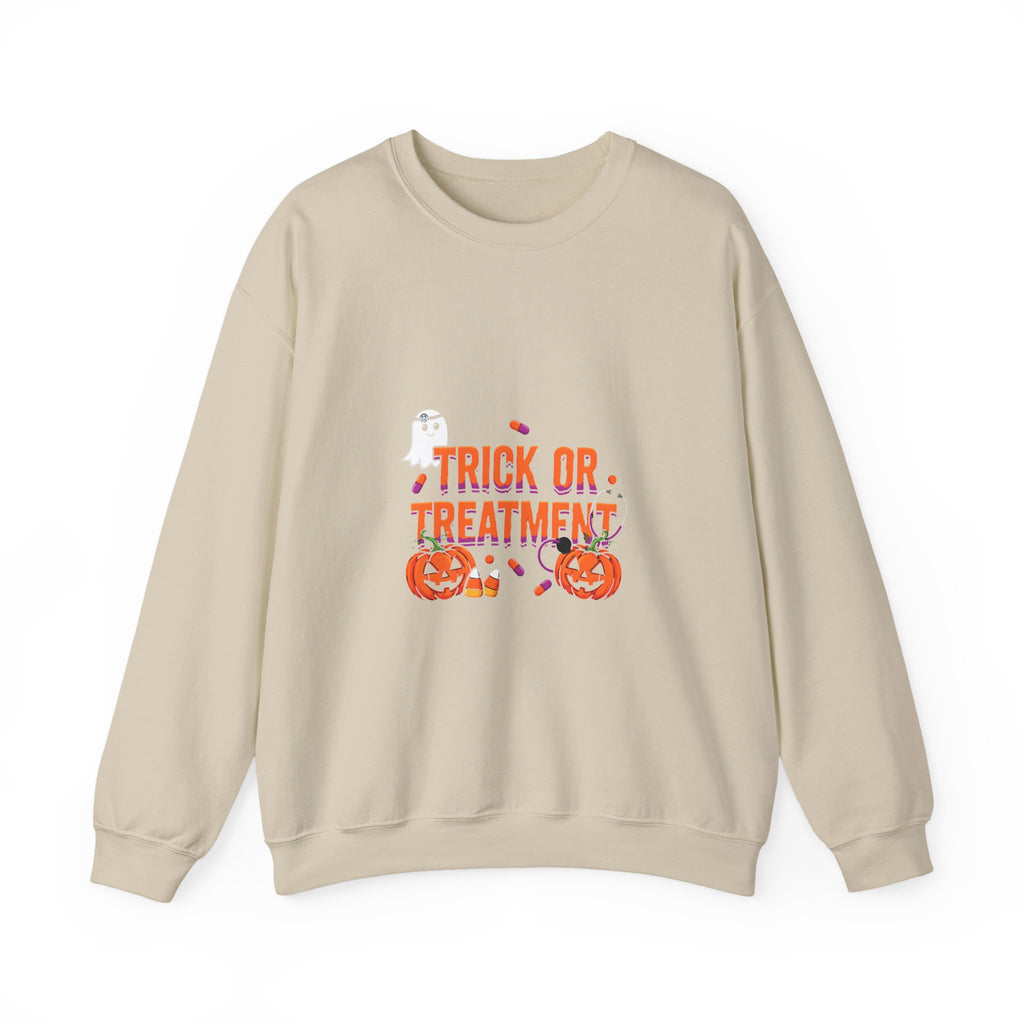 Trick or Treatment Sweatshirt in Sand