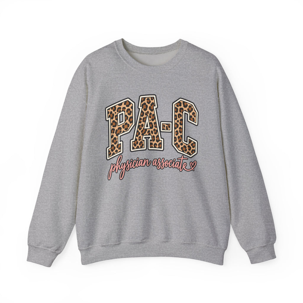 PA-C Leopard Sweatshirt in Sport Grey