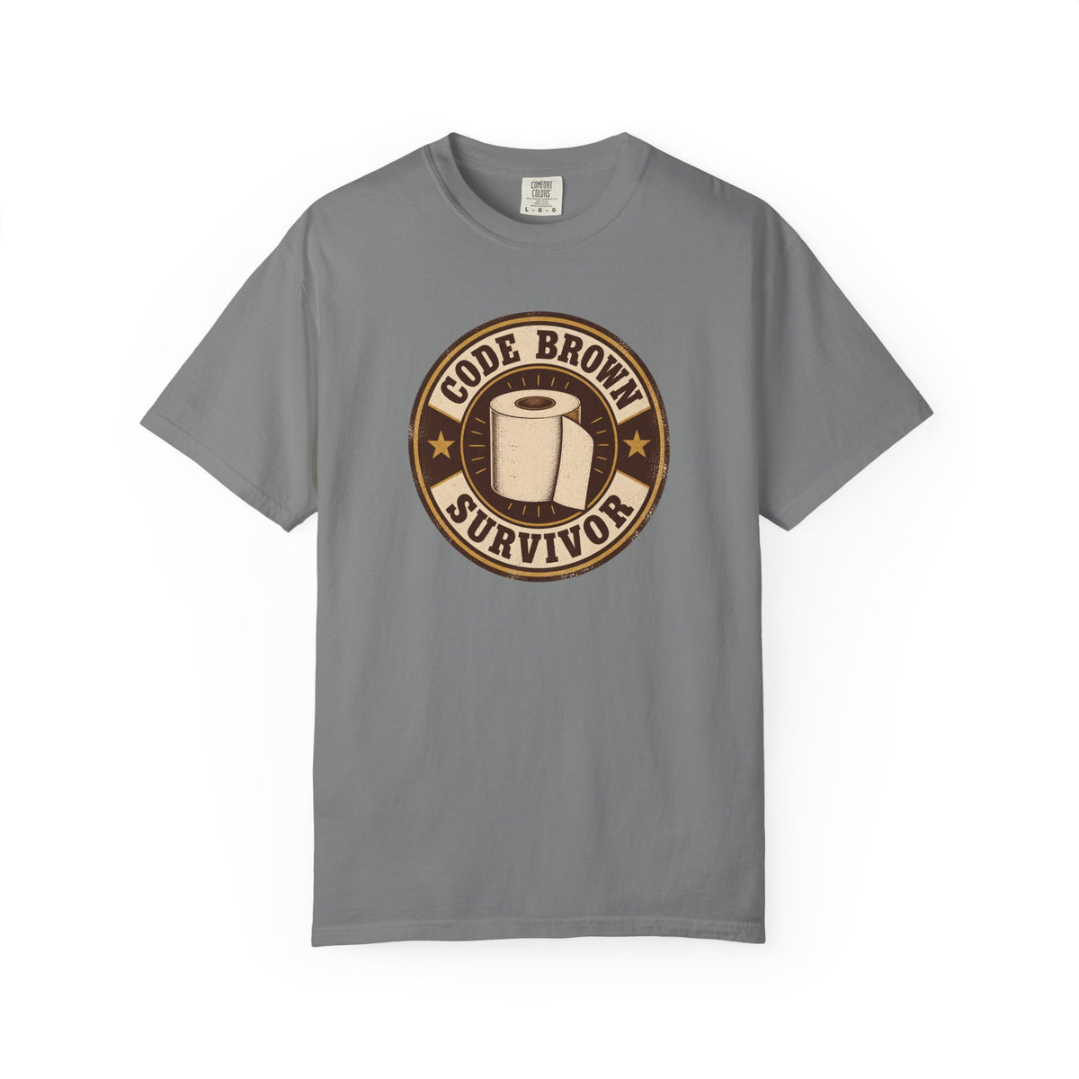 Code Brown Survivor Shirt in Grey