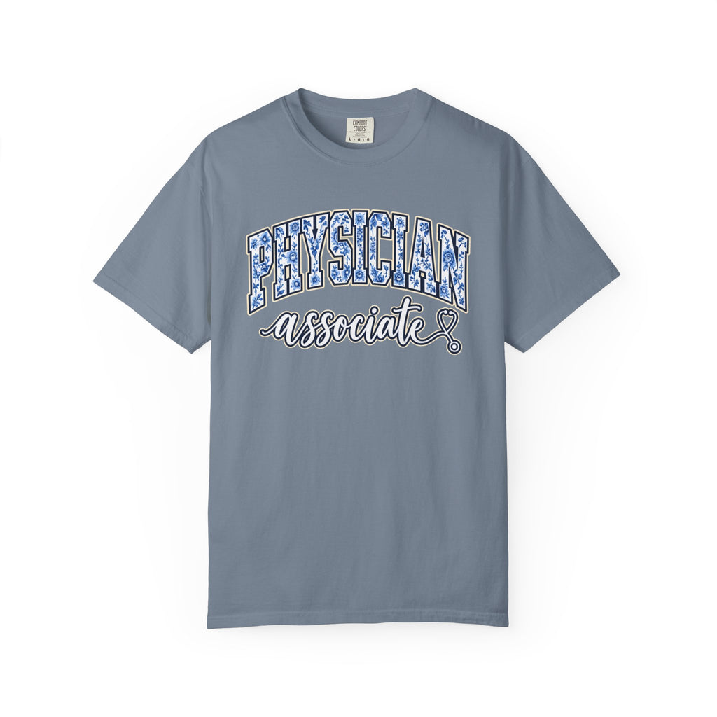 Physician Associate Varsity Shirt in Blue Jean