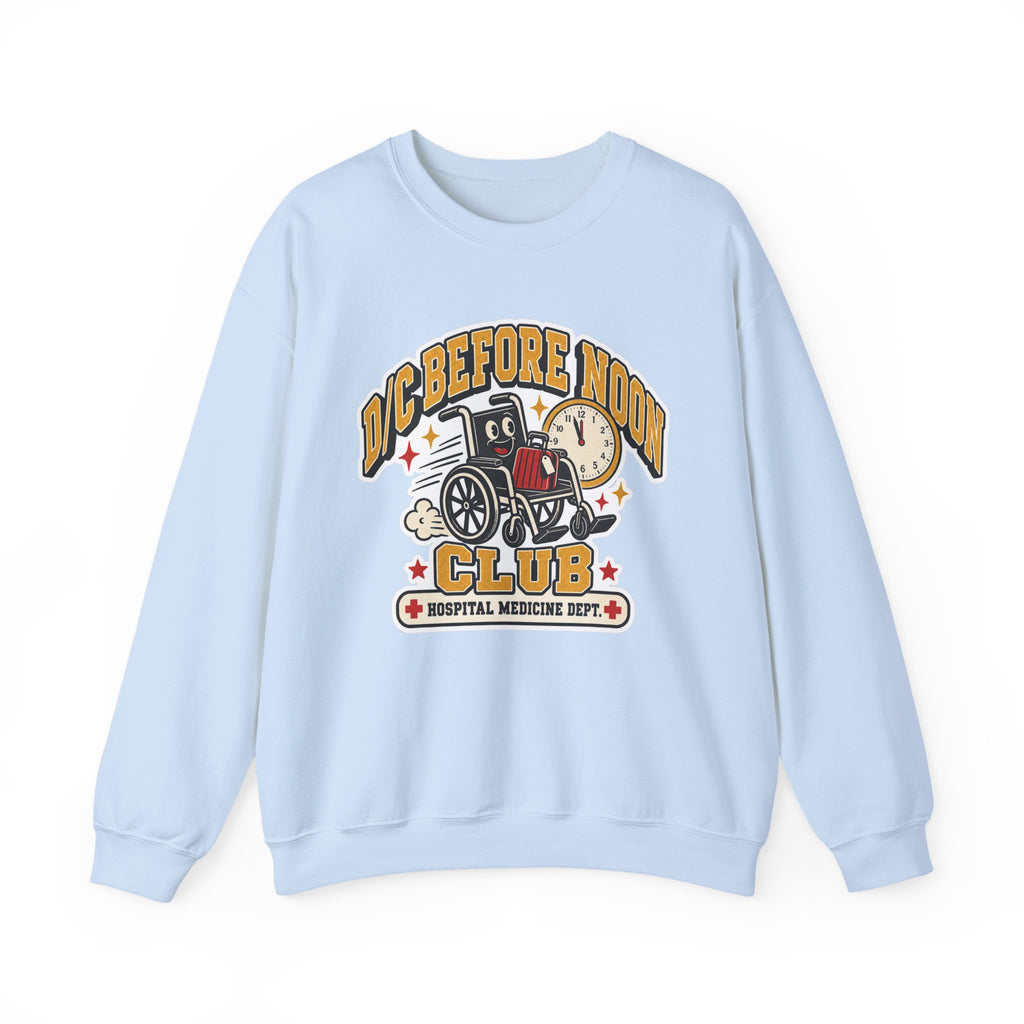D/C Before Noon Club Sweatshirt in Light Blue