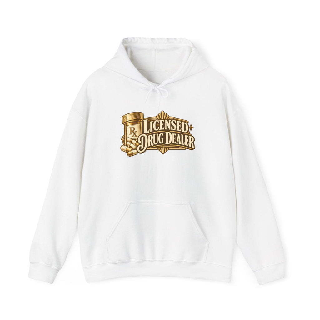 Licensed Drug Dealer Hoodie in White
