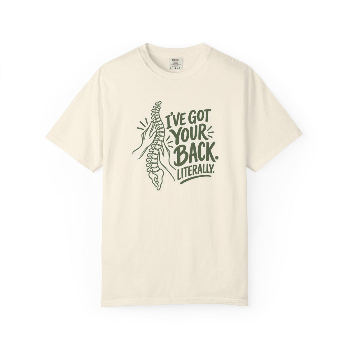 I've Got Your Back Literally Shirt in Ivory
