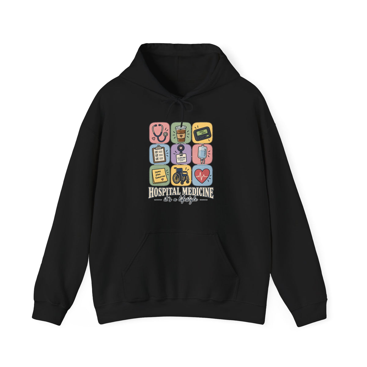 Hospital Medicine It's a Lifestyle Hoodie in Black
