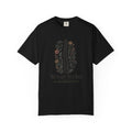 We've Got Your Back Orthopedics floral spine Comfort Colors 1717 tee in Black
