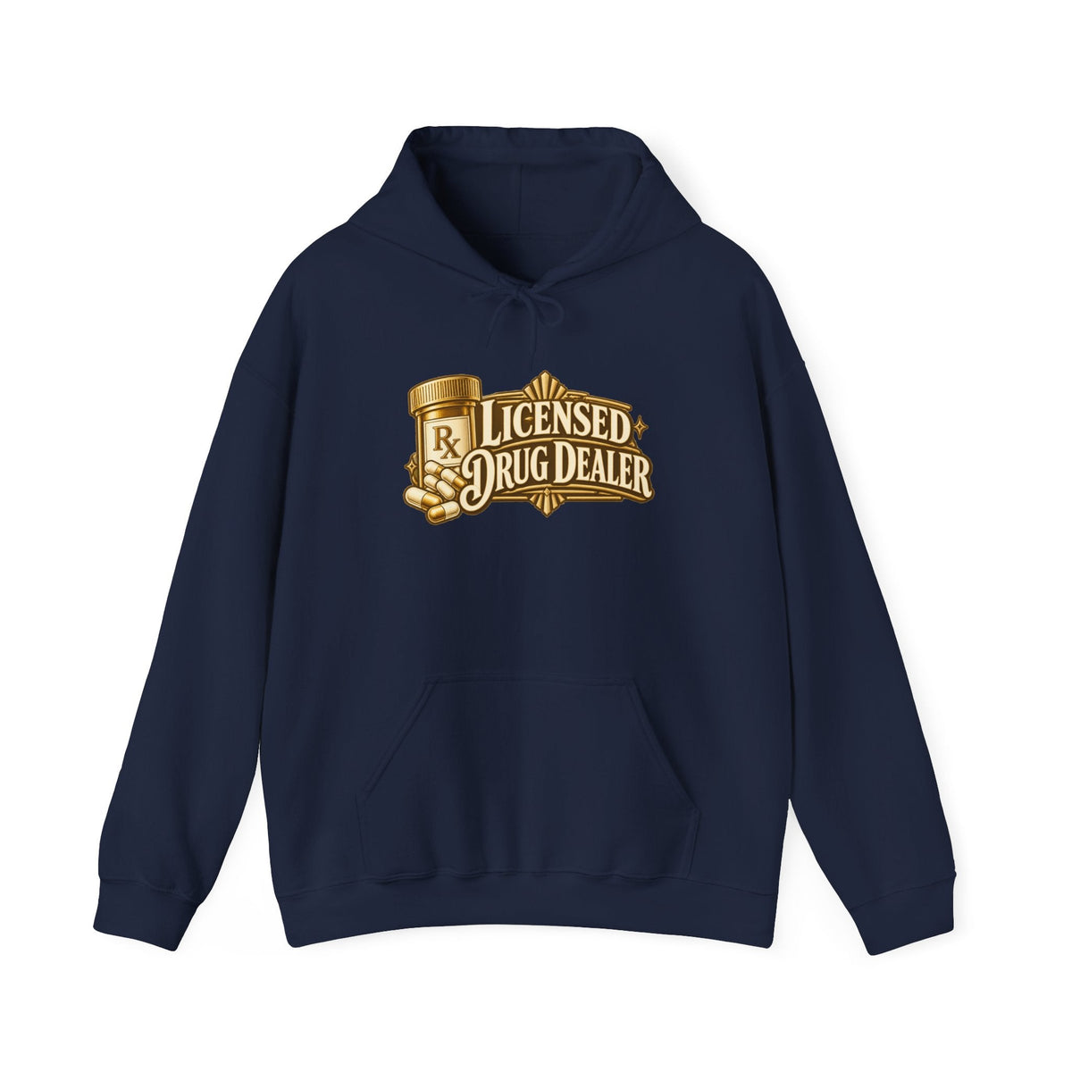 Licensed Drug Dealer Hoodie in Navy