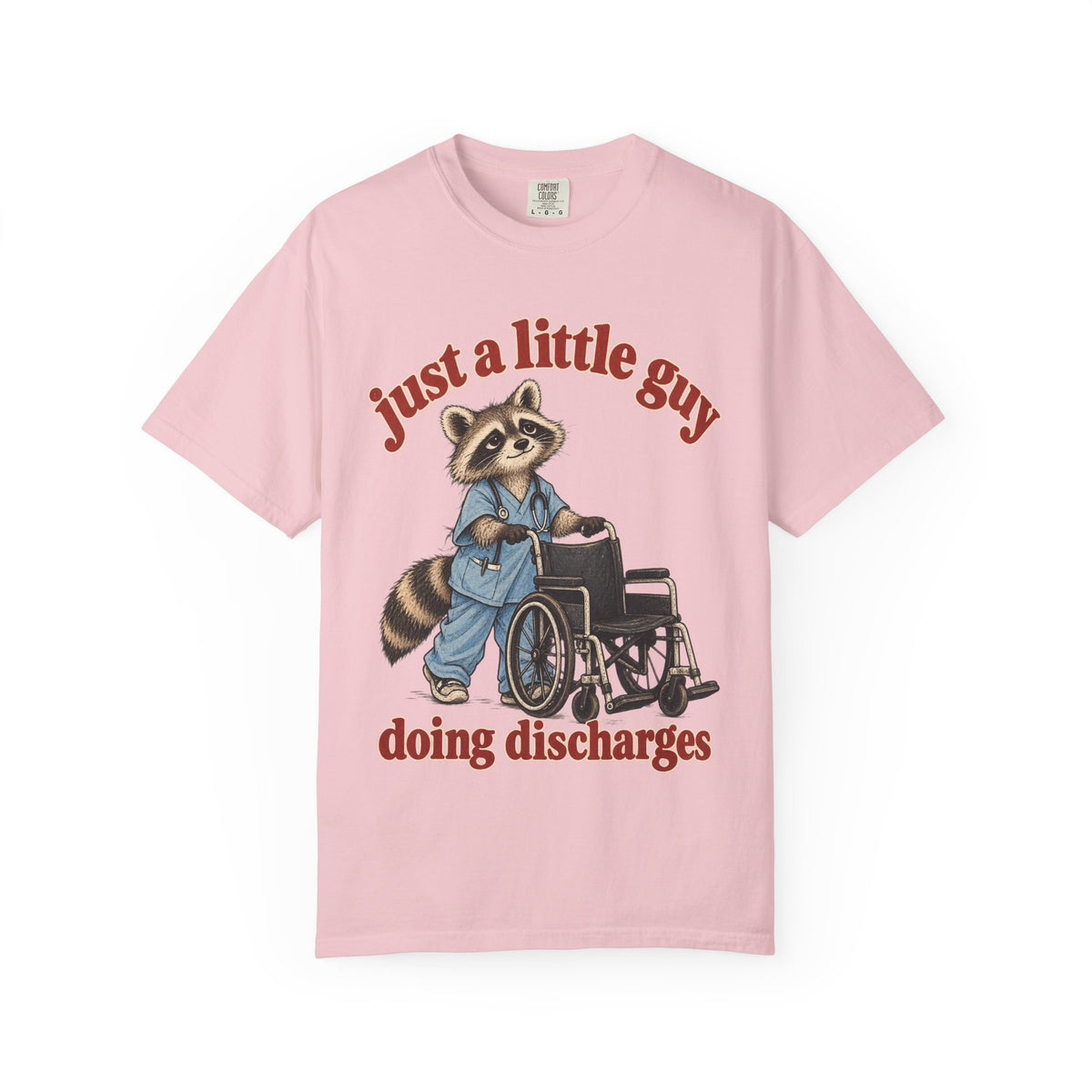 Just a Little Guy Doing Discharges Shirt in Blossom