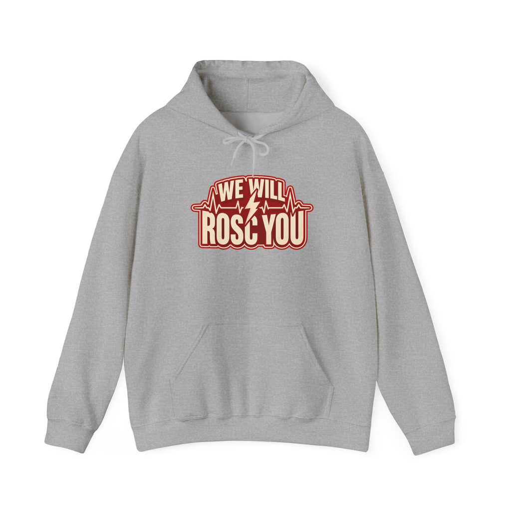 We Will ROSC You Hoodie in Sport Grey