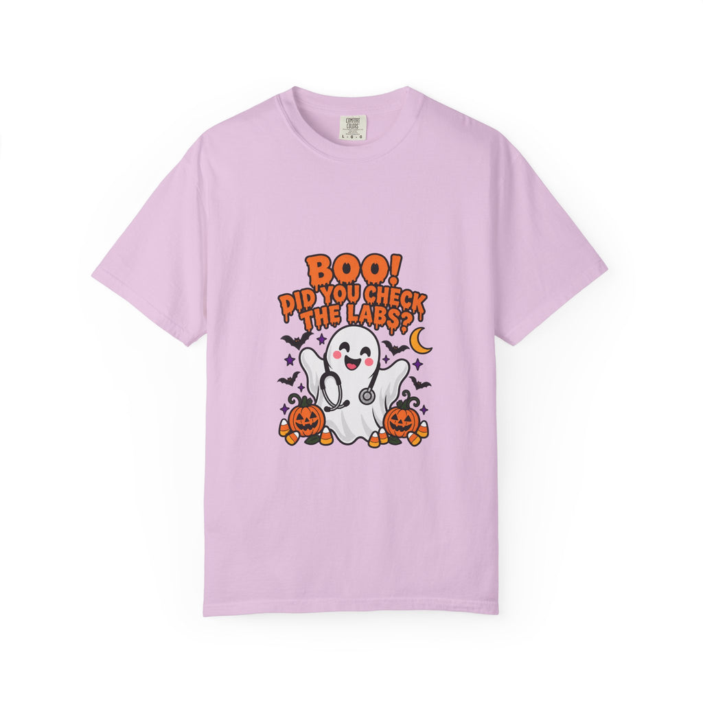 Boo! Did You Check the Labs? Shirt in Orchid