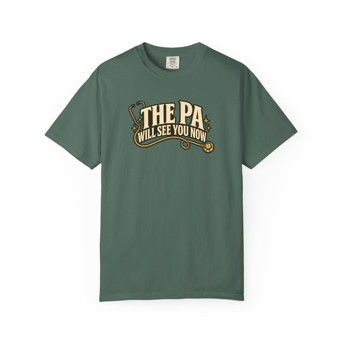 The PA Will See You Now Shirt in Blue Spruce