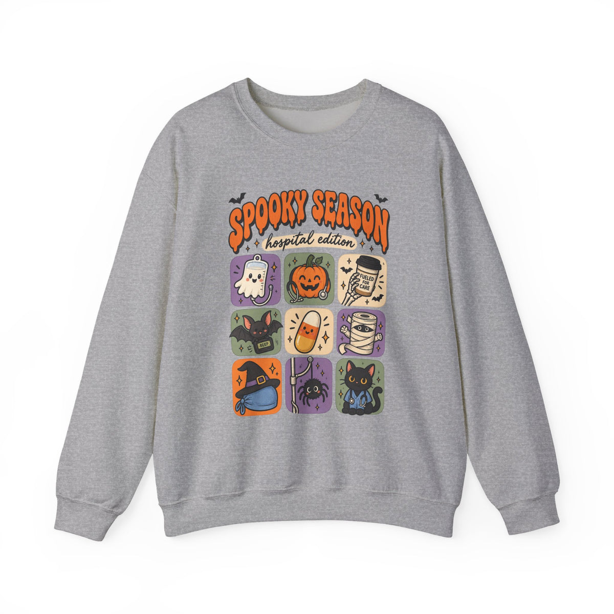 Spooky Season Hospital Edition Sweatshirt in Sport Grey