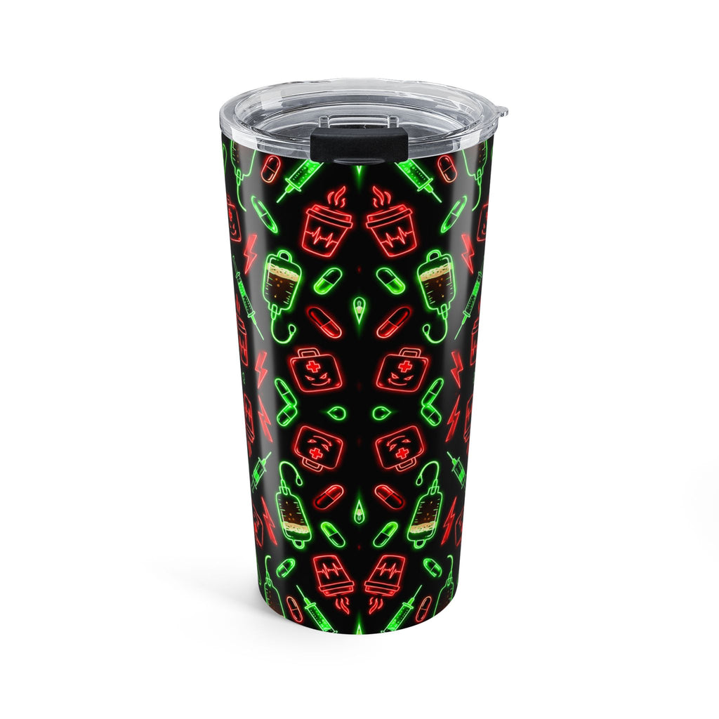 Neon Espresso Pattern Tumbler
