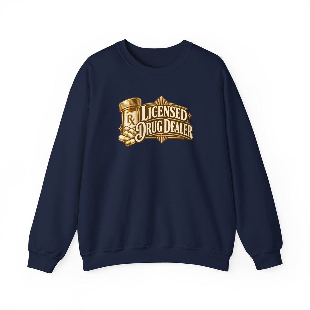 Licensed Drug Dealer Sweatshirt in Navy
