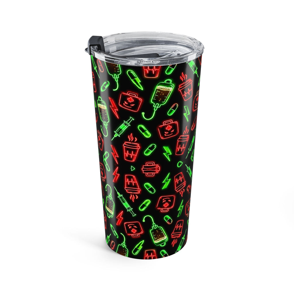 Neon Espresso Pattern Tumbler
