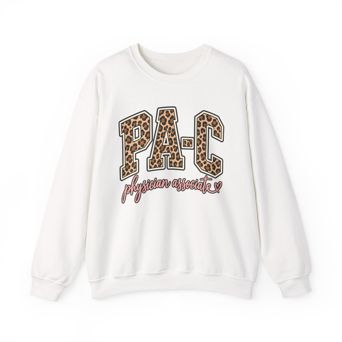 PA-C Leopard Sweatshirt in White