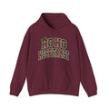 Ho Ho Hospitalist Plaid Hoodie in Maroon