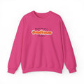 Organ You Glad I'm Here Embroidered Sweatshirt in Heliconia