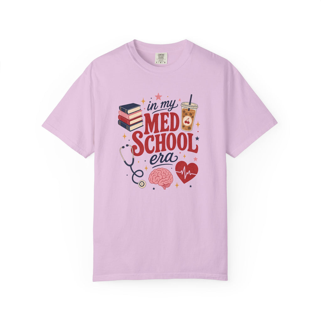 In My Med School Era Comfort Colors 1717 tee in Orchid