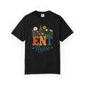 Wildflower ENT Nurse Comfort Colors 1717 tee in Black