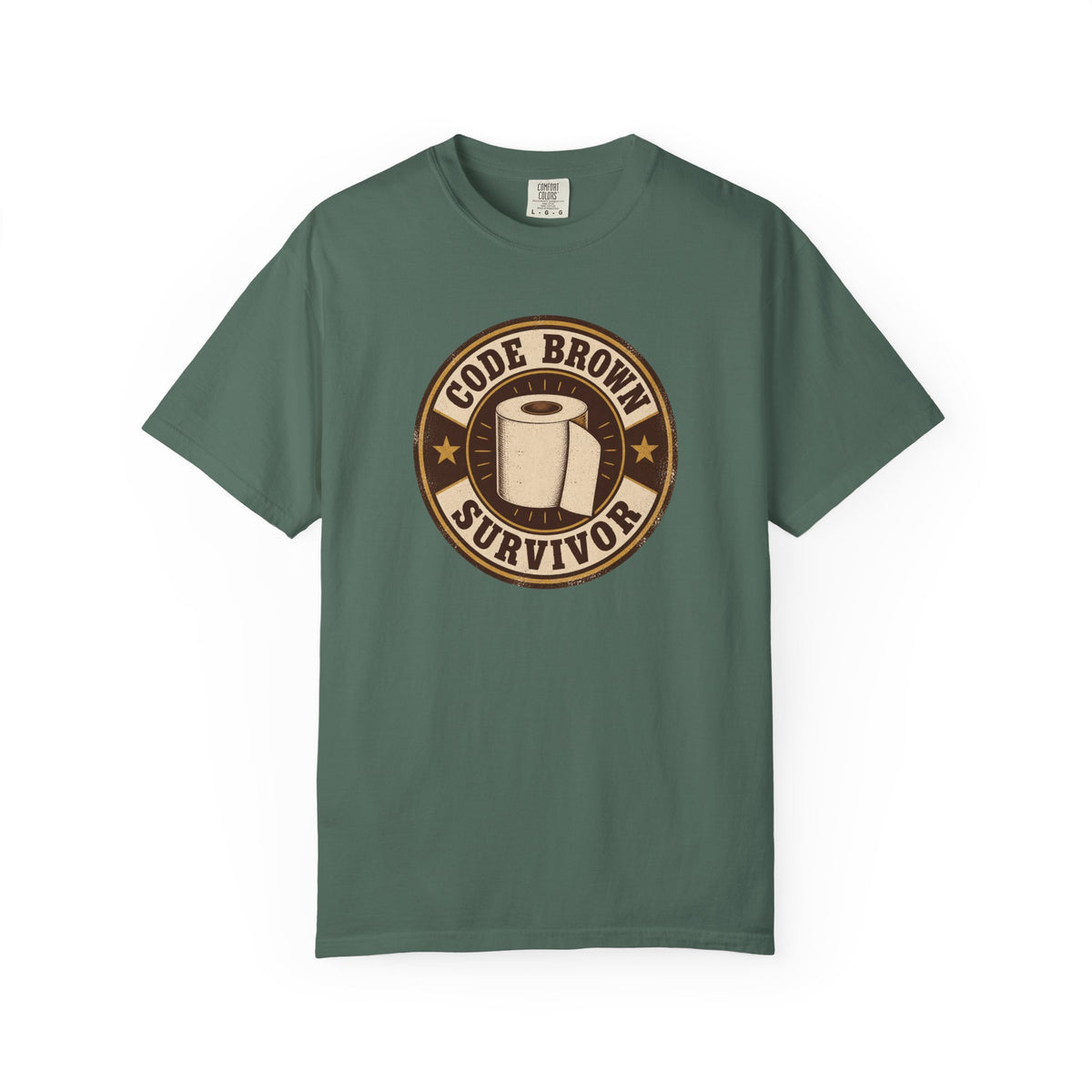 Code Brown Survivor Shirt in Blue Spruce