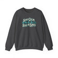 Stay Calm Stay in Sinus Sweatshirt in Dark Heather
