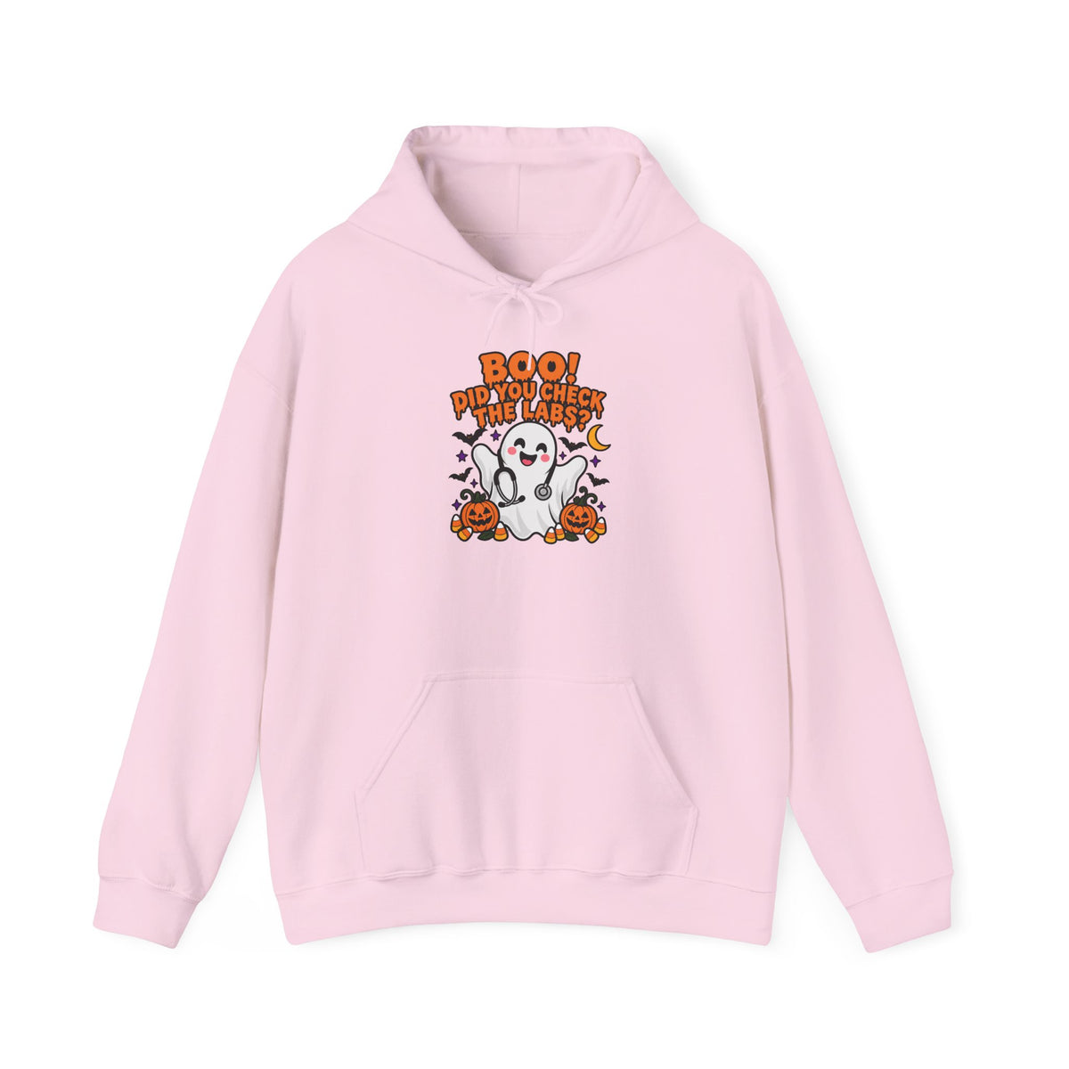 Boo! Did You Check the Labs? Hoodie in Light Pink