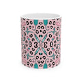 Pink Leopard Stethoscope Mug
