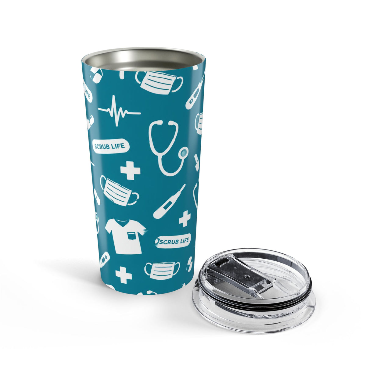 Scrub Life Medical Pattern Tumbler