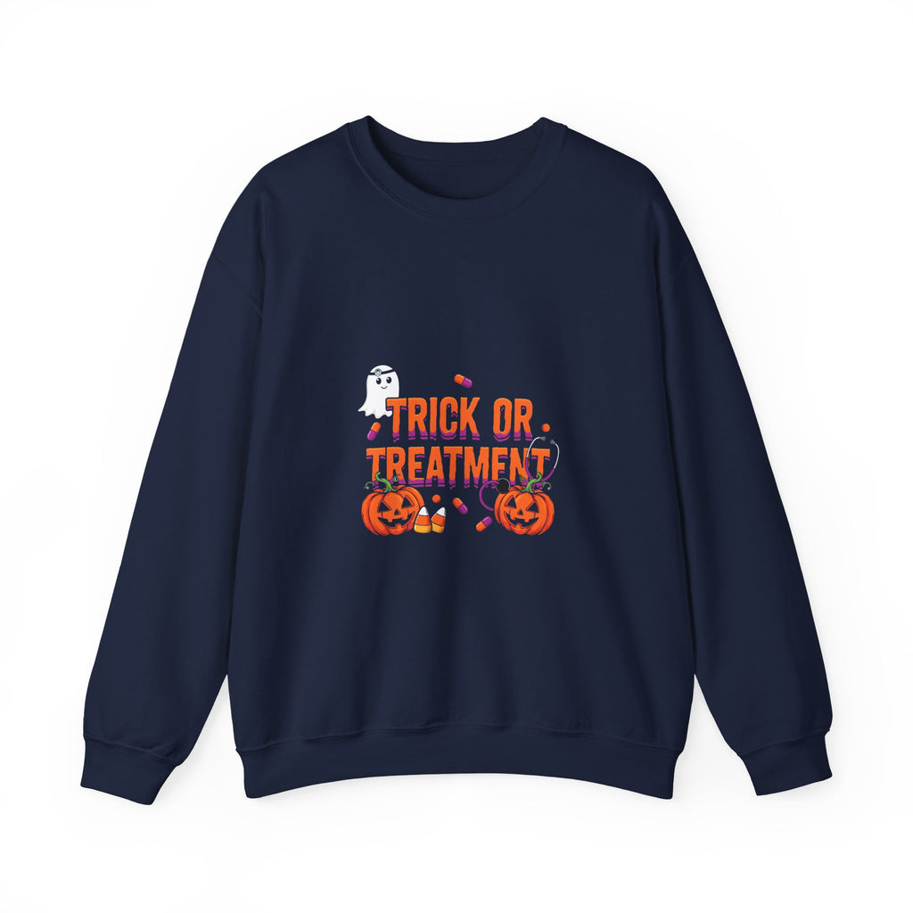 Trick or Treatment Sweatshirt in Navy