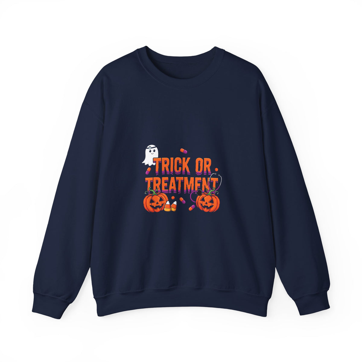 Trick or Treatment Sweatshirt in Navy