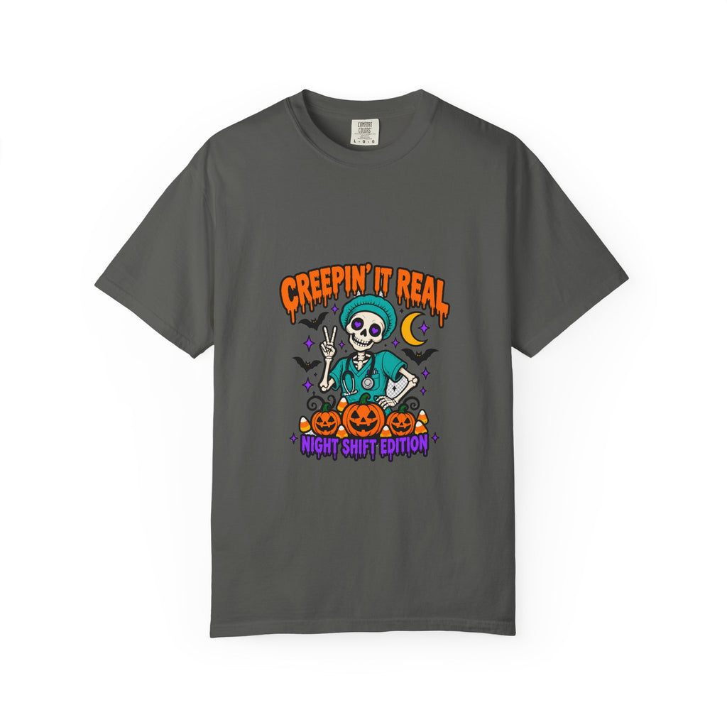 Creepin' It Real Night Shift Shirt in Pepper
