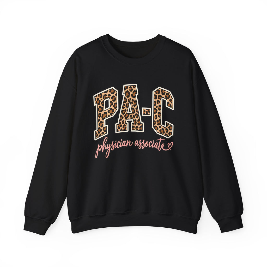 PA-C Leopard Sweatshirt in Black
