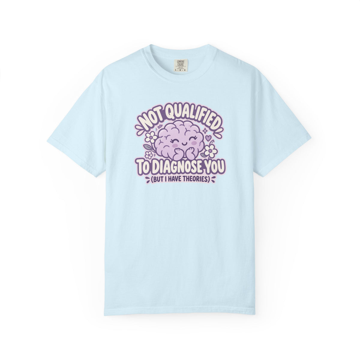 Not Qualified to Diagnose You Shirt in Chambray