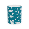 Scrub Life Medical Pattern Mug