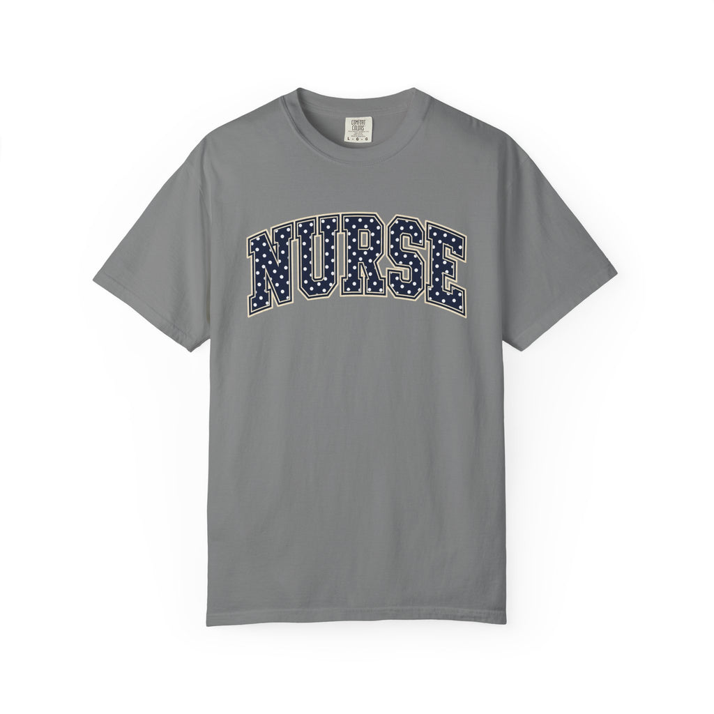 Nurse Varsity Shirt in Grey