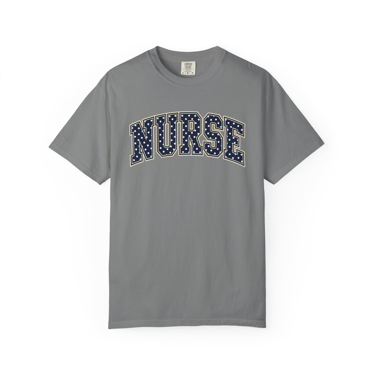 Nurse Varsity Shirt in Grey