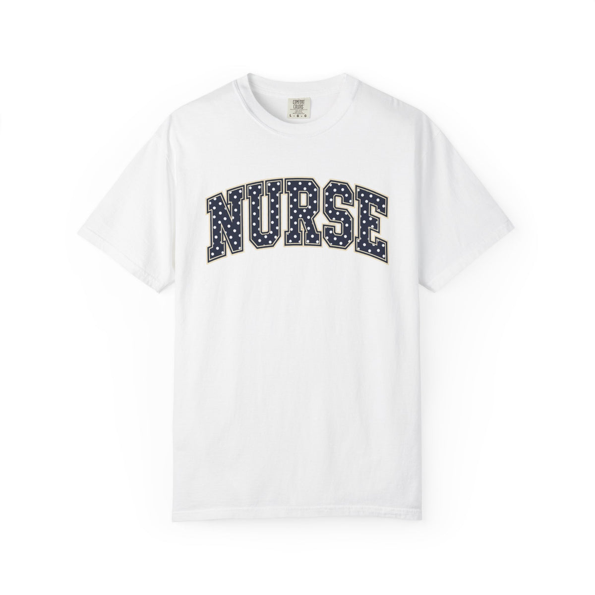 Nurse Varsity Shirt in White