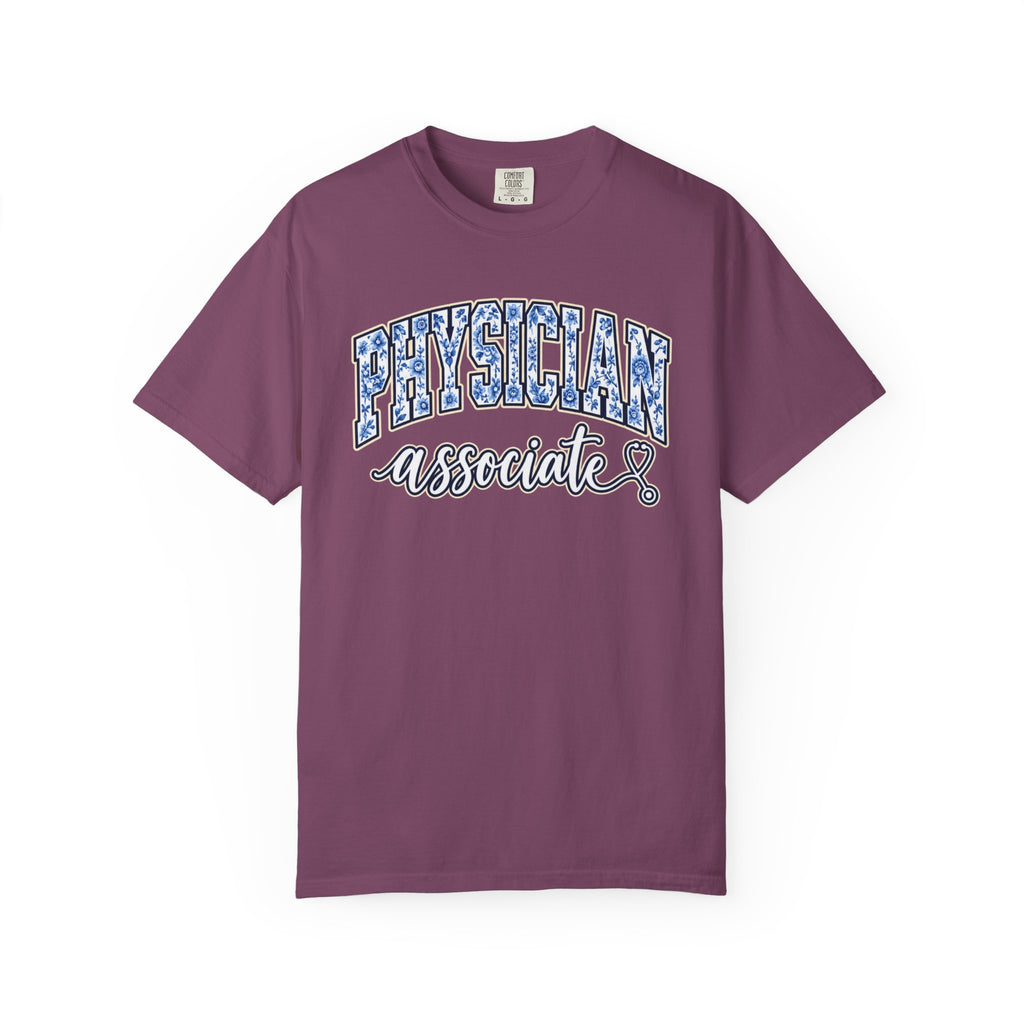 Physician Associate Varsity Shirt in Berry