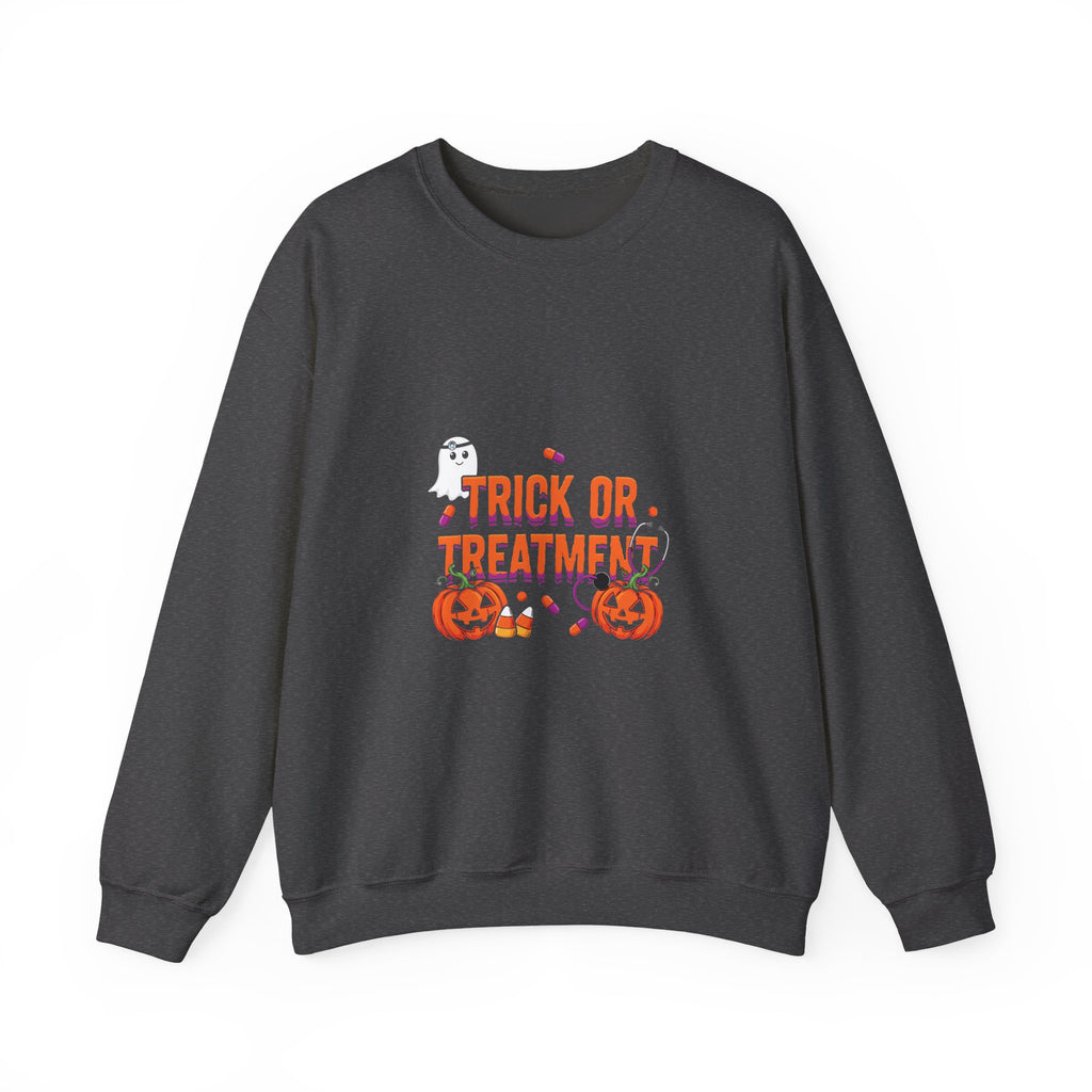 Trick or Treatment Sweatshirt in Dark Heather