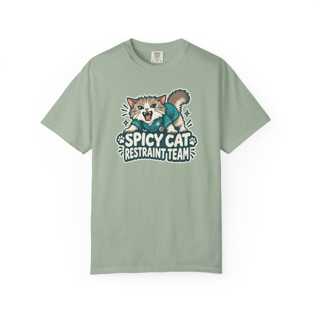 Spicy Cat Restraint Team Shirt in Bay