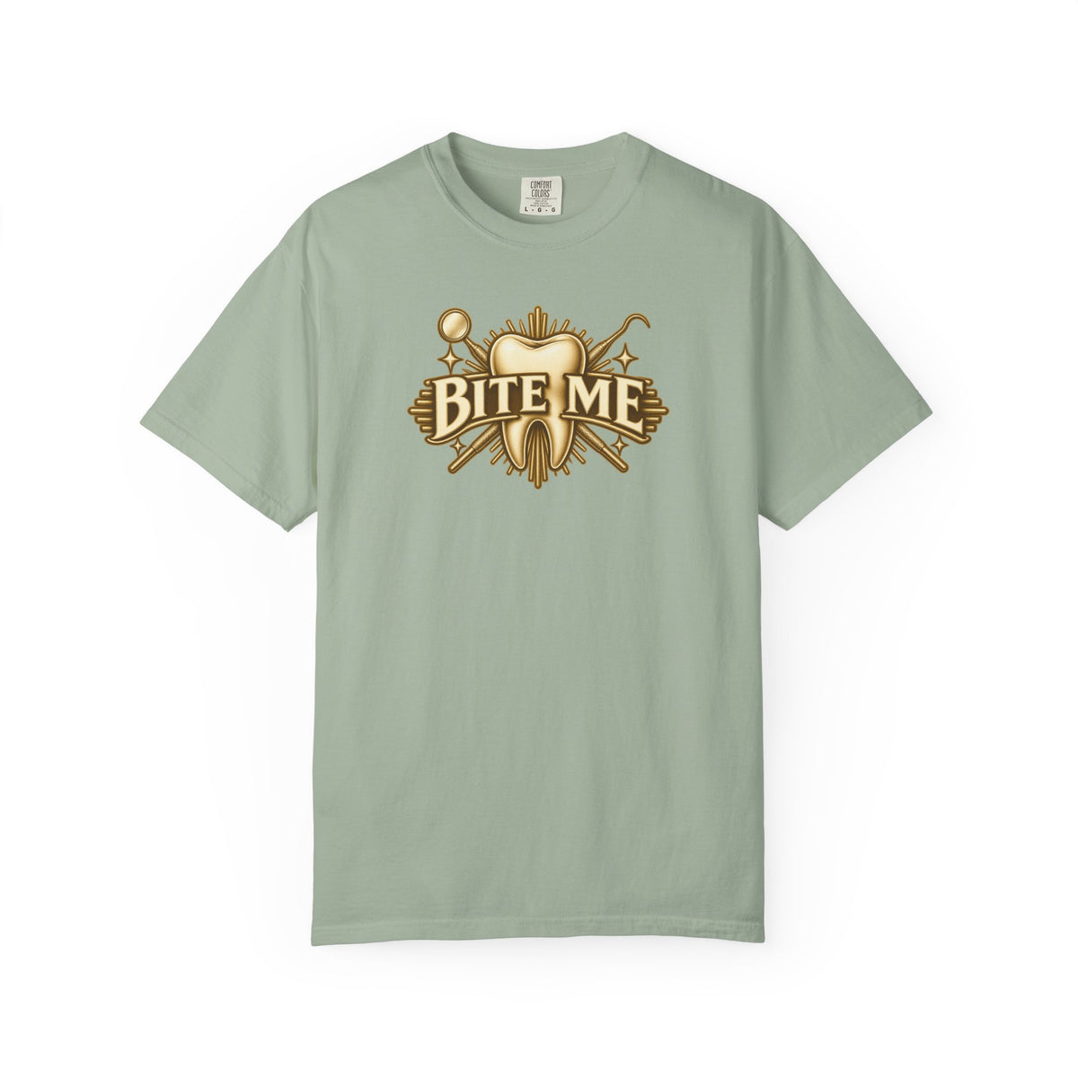 Bite Me Crest Shirt in Bay