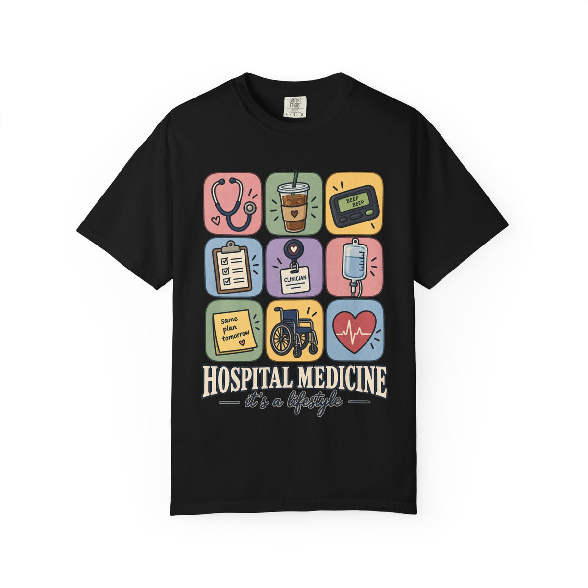 Hospital Medicine It's a Lifestyle Shirt in Black