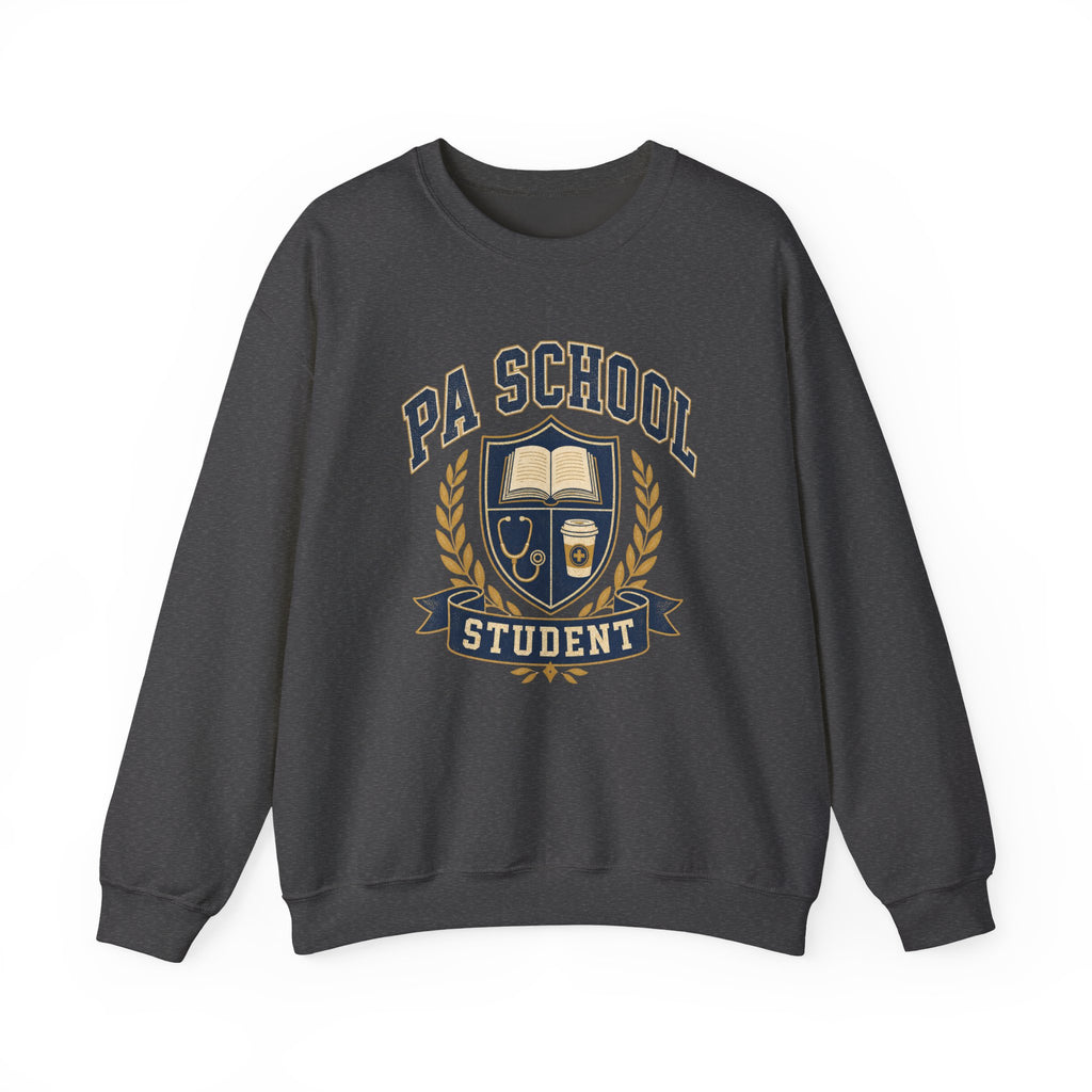 PA School Student Gildan 18000 sweatshirt in Dark Heather