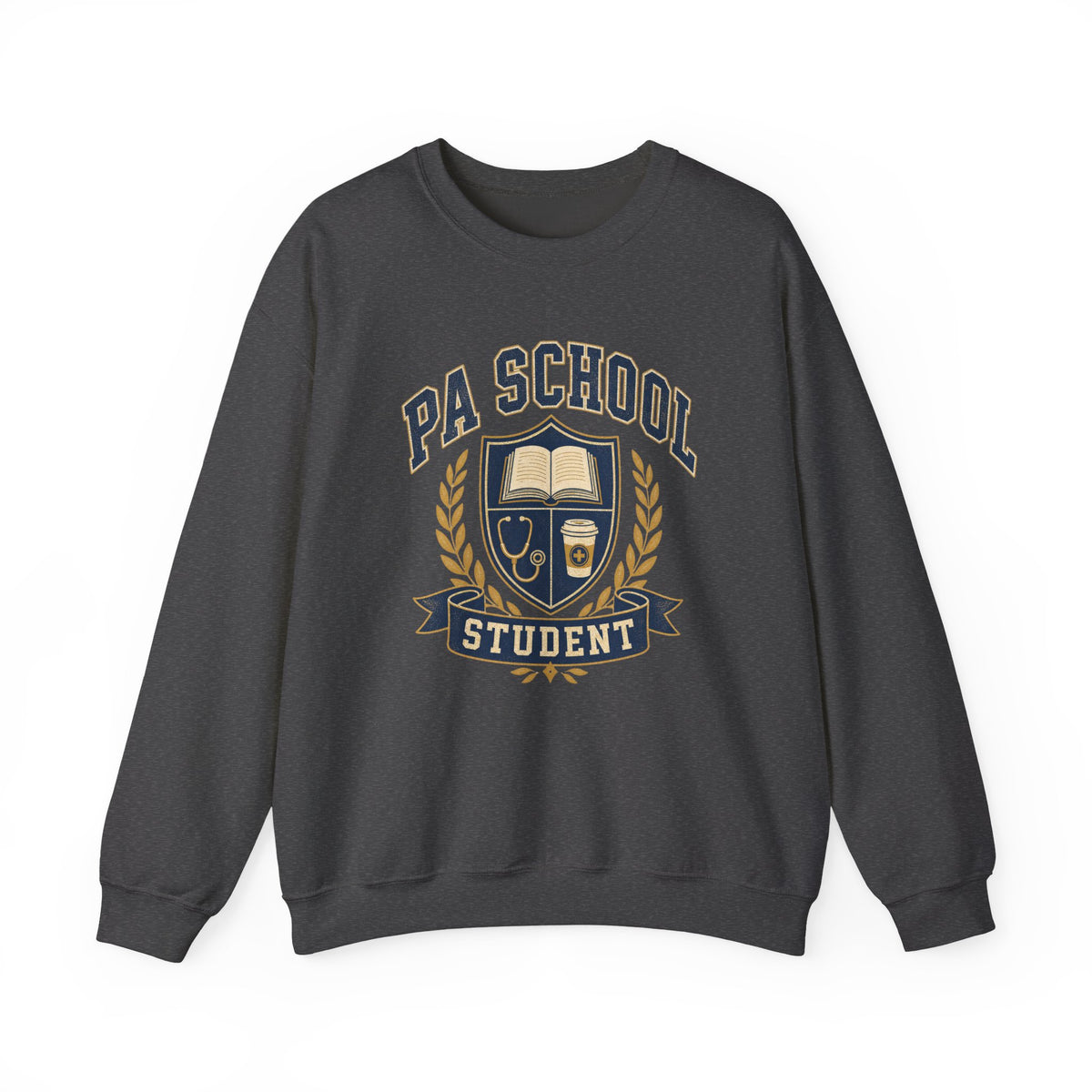 PA School Student Gildan 18000 sweatshirt in Dark Heather