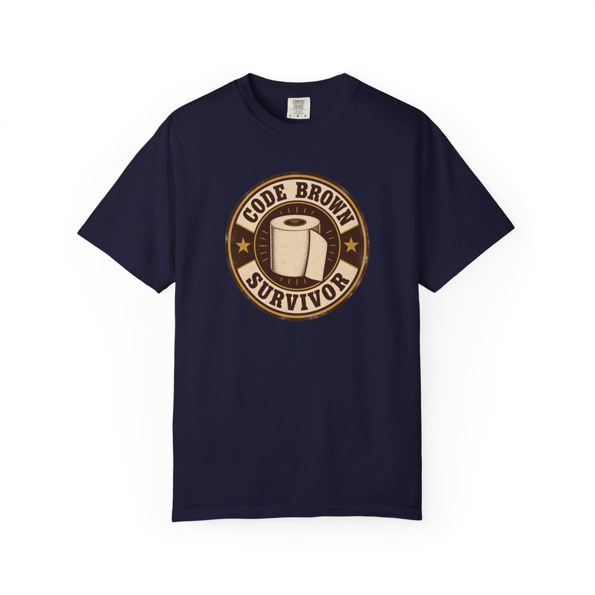 Code Brown Survivor Shirt in True Navy