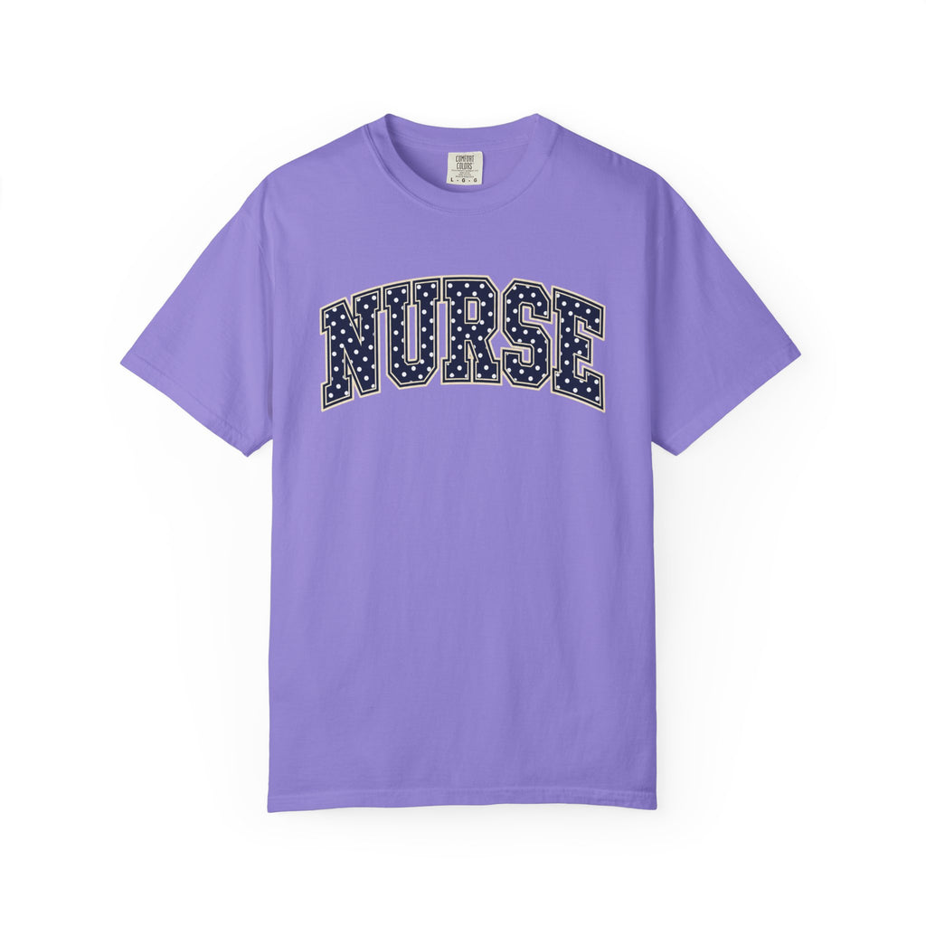Nurse Varsity Shirt in Violet