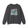 Spicy Cat Restraint Team Sweatshirt in Dark Heather