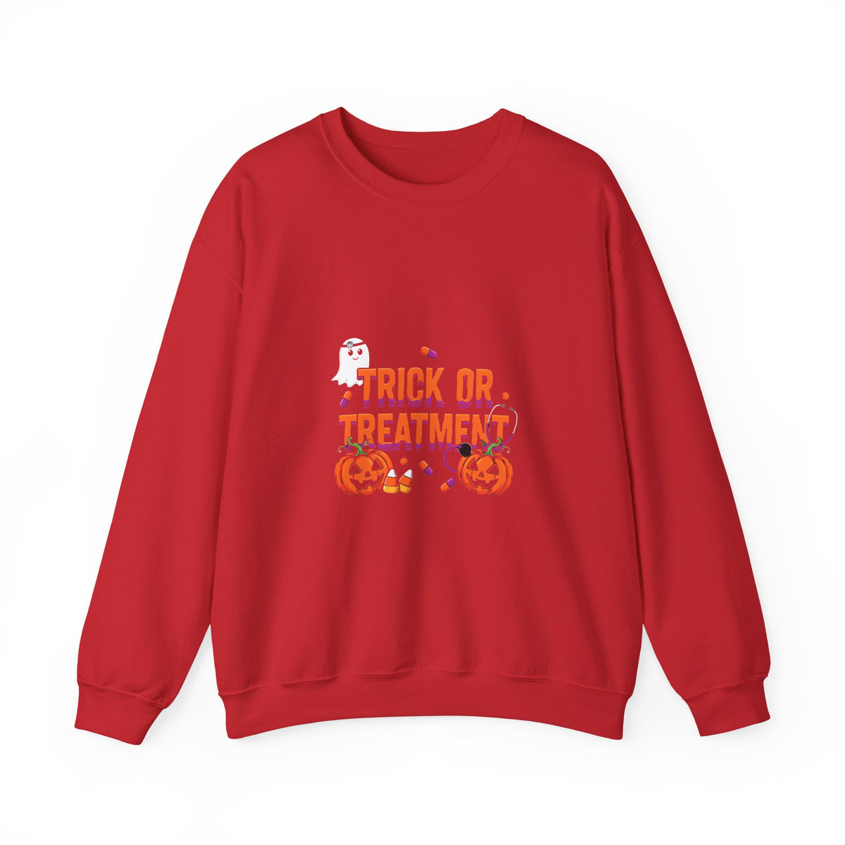 Trick or Treatment Sweatshirt in Red